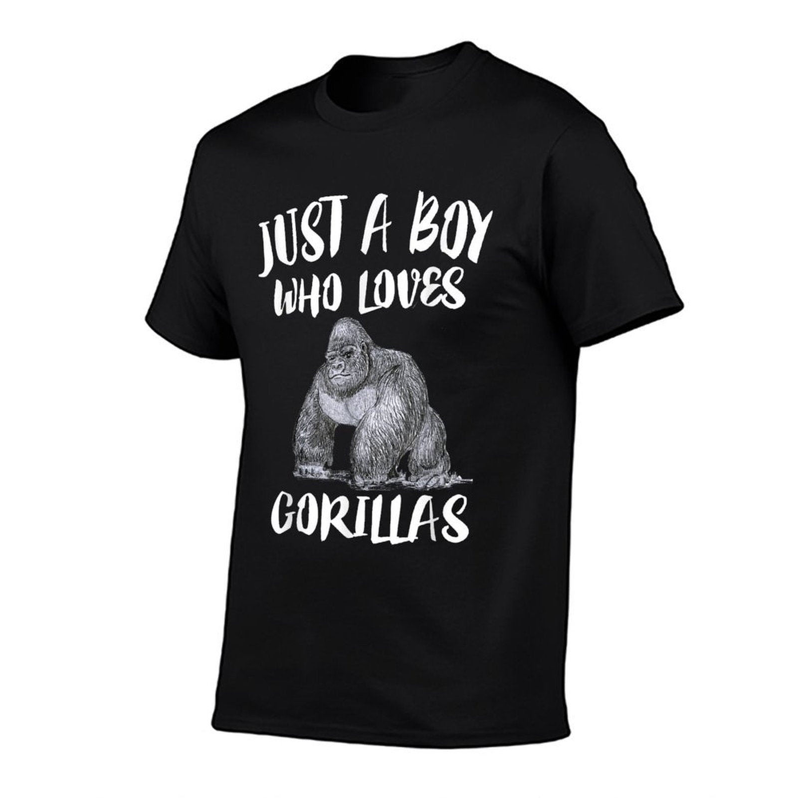 Just A Boy Who Loves Gorillas Gorilla Lover Gift  Soft T-Shirt