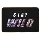 Stay Wild Ben Azelart  Easy Maintenance Bath Mat