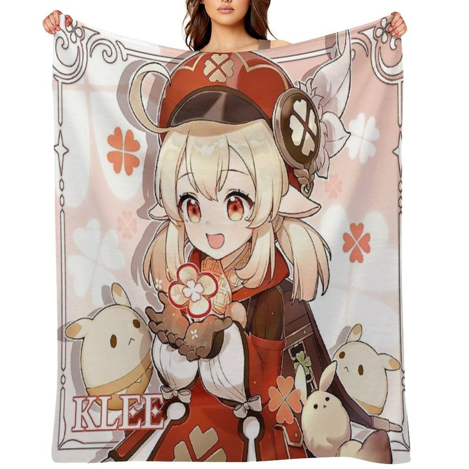 Genshin Impact - Klee Birthday Official Artwork 2020 Compact Throw Blanket
