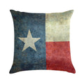 Texas Flag Soft Fade-Resistant Throw Pillow