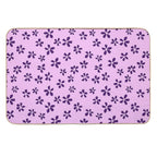 Blossom Scatter - Minimalist Floral Pattern  Dirt-Trapping Bath Mat