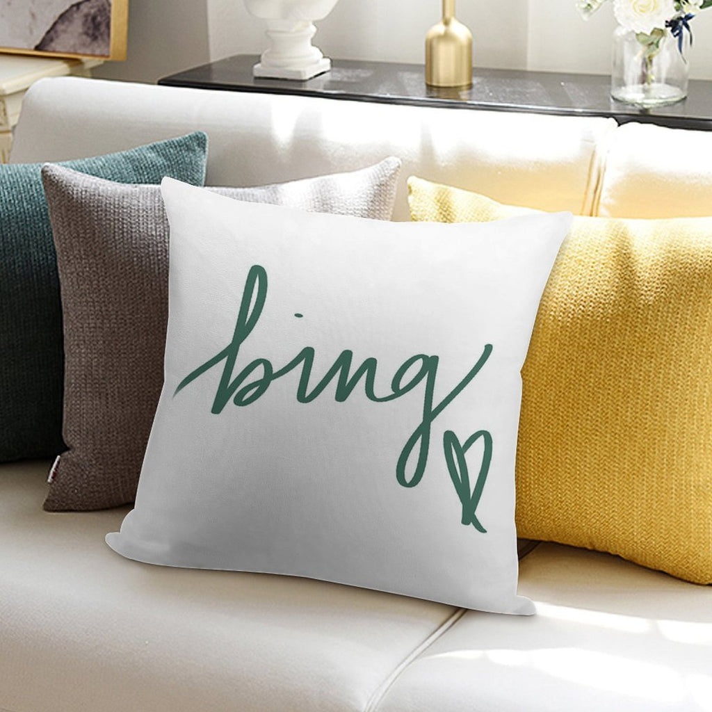 Binghamton University Heart Soft Fade-Resistant Throw Pillow