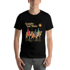 3 Wise Men Tonight We Ride Christmas Sweatshirt  Ribbed Collar T-Shirt