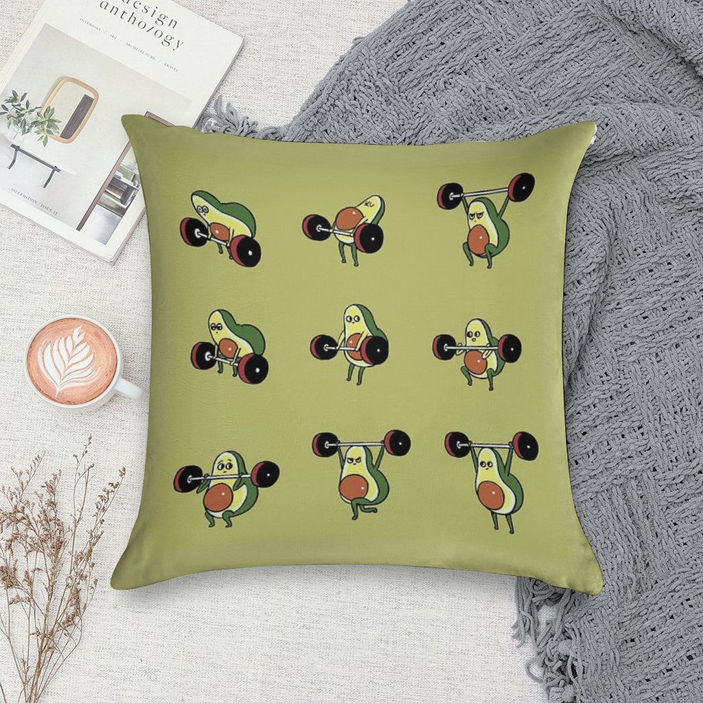 LIFTING Avocado Soft Home Decor Throw Pillow