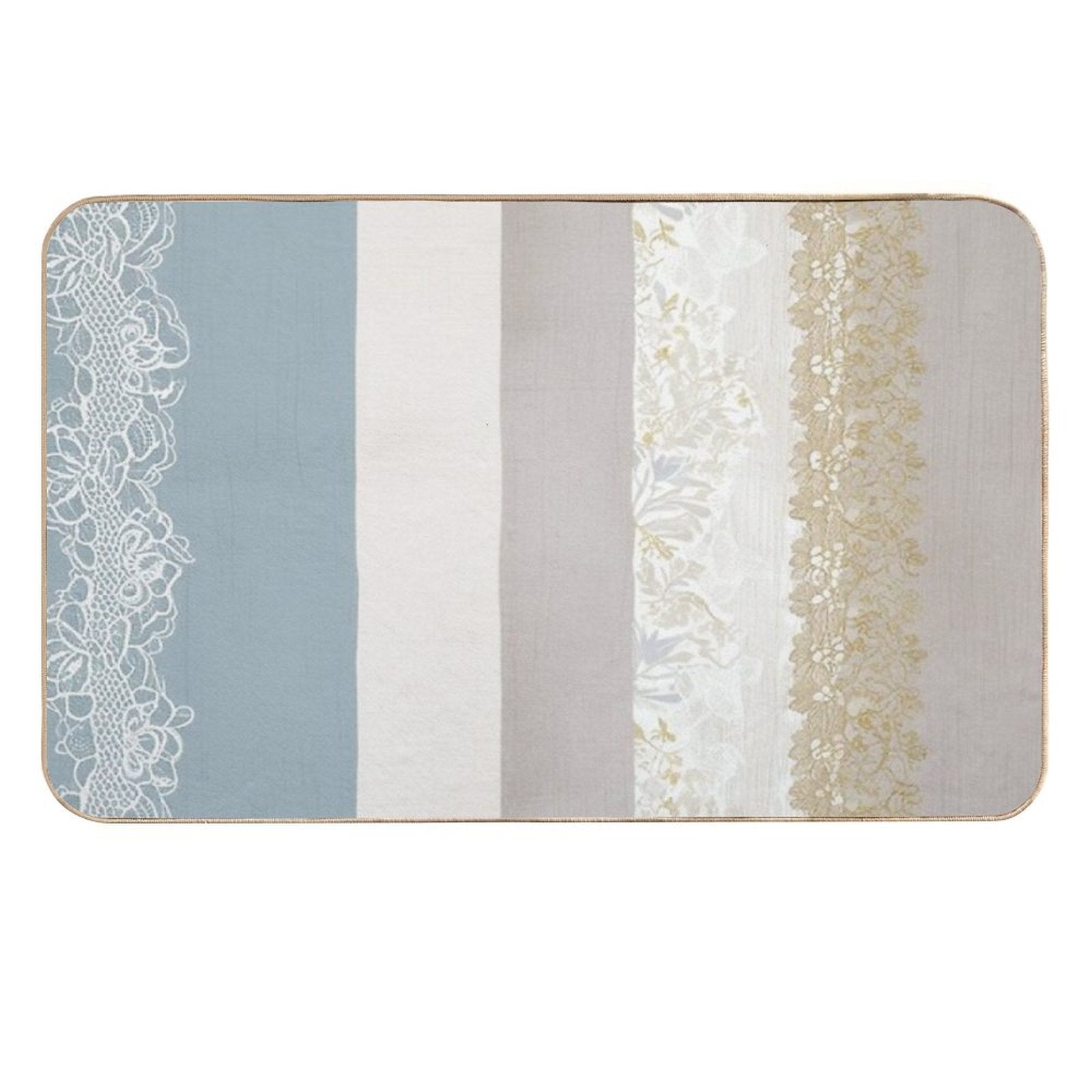 • A Design That Radiates Serenity with Soft Color Tones  Dirt-Trapping Bath Mat