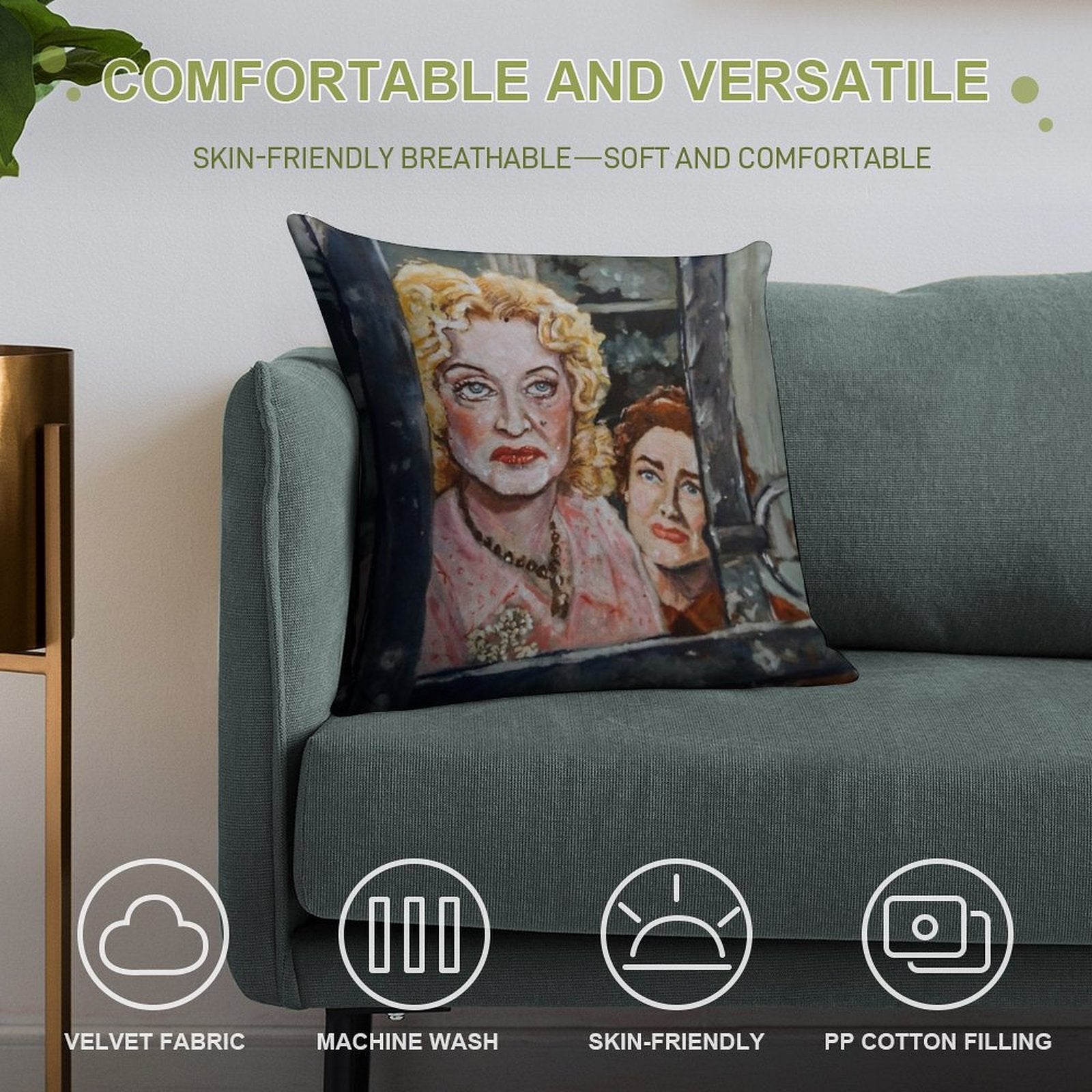 Butcha' Are Blanche! Ya' Are in That Chair! Soft Multiple Sizes Throw Pillow