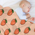 Cute Peach Multi-functional Throw Blanket