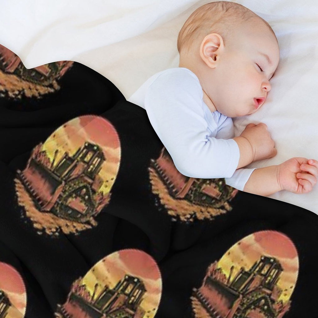 Bulldozer Compact Throw Blanket