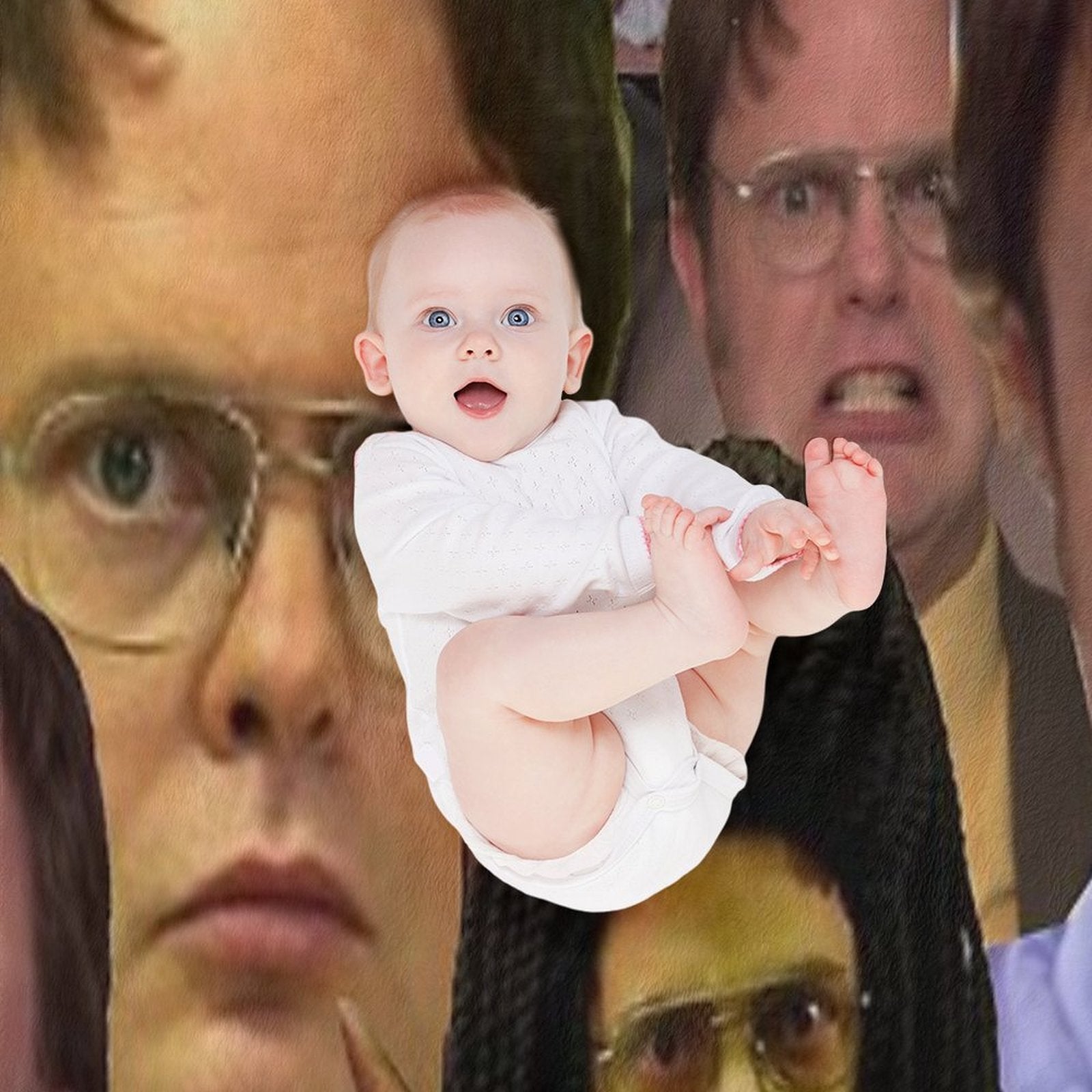 Dwight K. Schrute Travel-friendly Throw Blanket