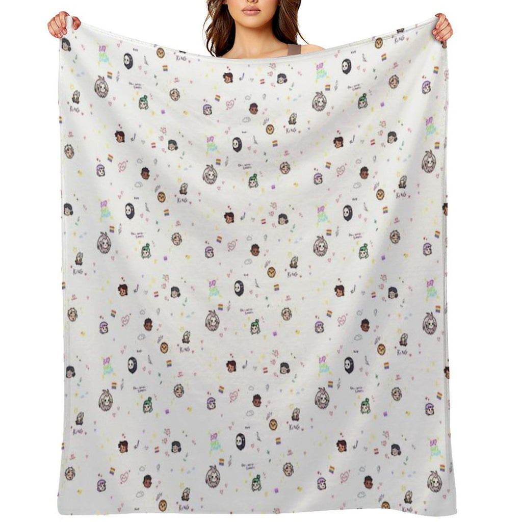 The Owl House (white) Easy Care Throw Blanket