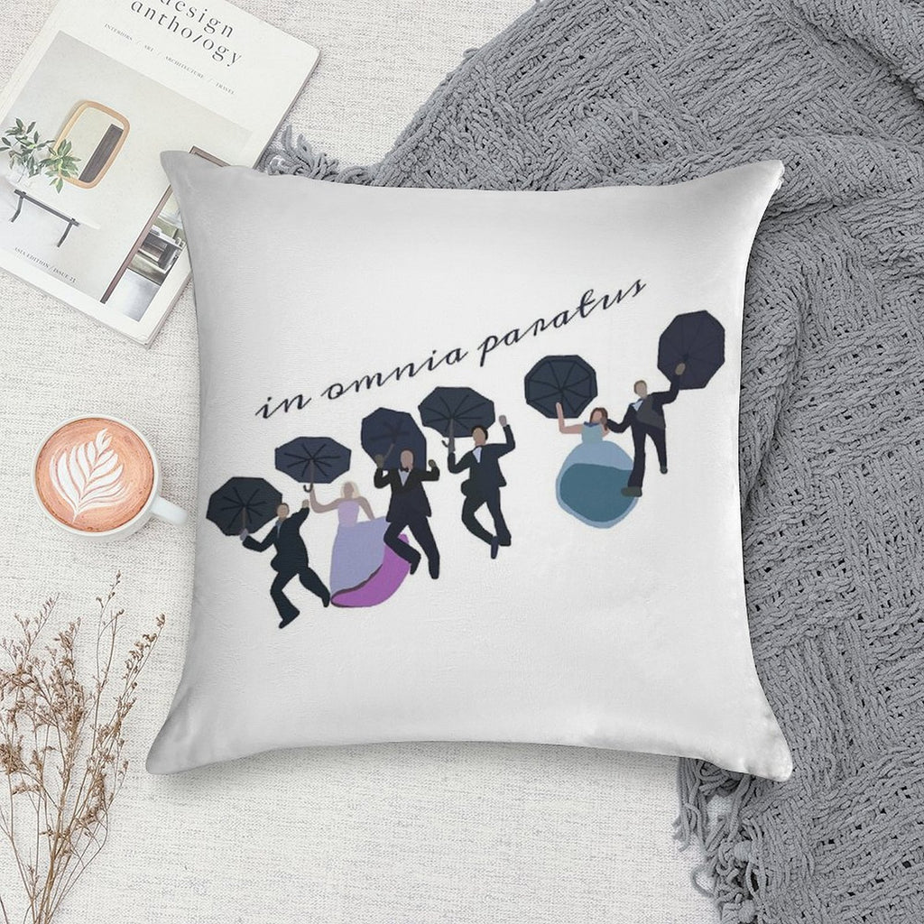 in Omnia Paratus Soft Bedroom Essential Throw Pillow