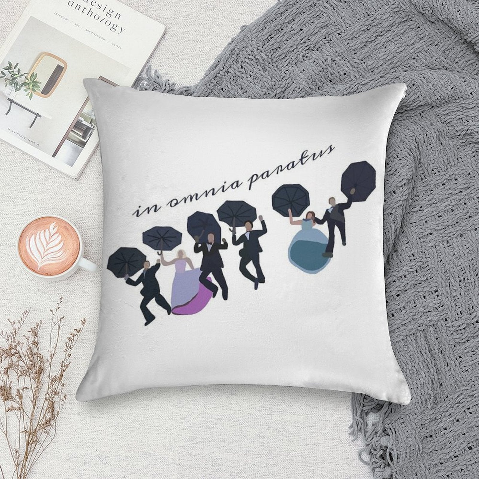 in Omnia Paratus Soft Bedroom Essential Throw Pillow