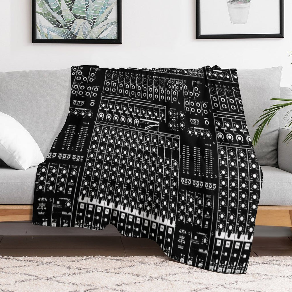 Music Producer Audio Engineer Recording Studio DJ Sound Guy Velvety-soft Throw Blanket