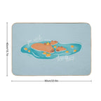 Capybaras  Non-Slip Bath Mat