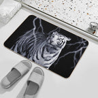 WHITE TIGER OF THE WEST  Fade-Resistant Bath Mat