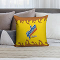 Yoohoo Chocolate Milk Soft Shrink-Resistant Throw Pillow