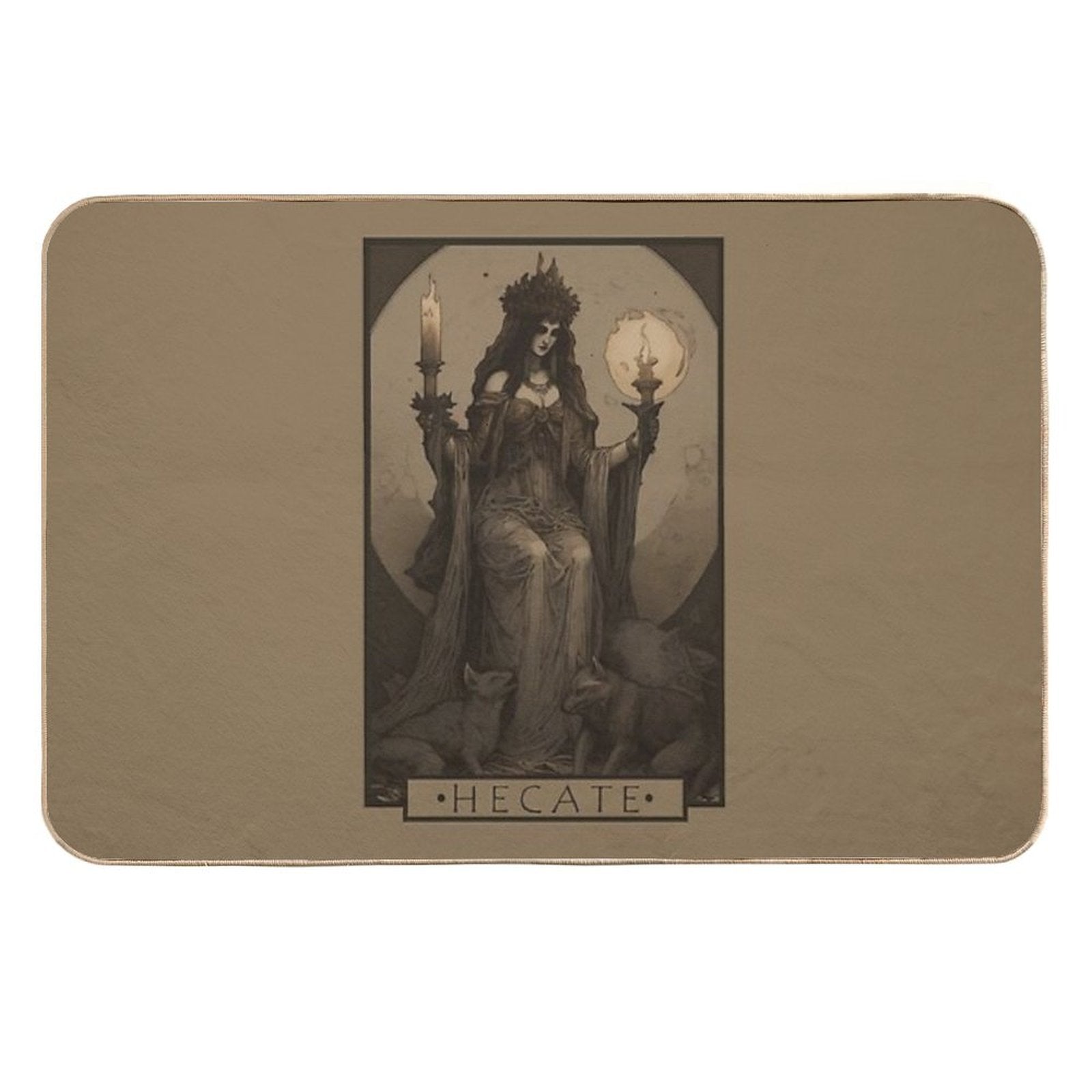 Hecate Goddess  Versatile Bath Mat