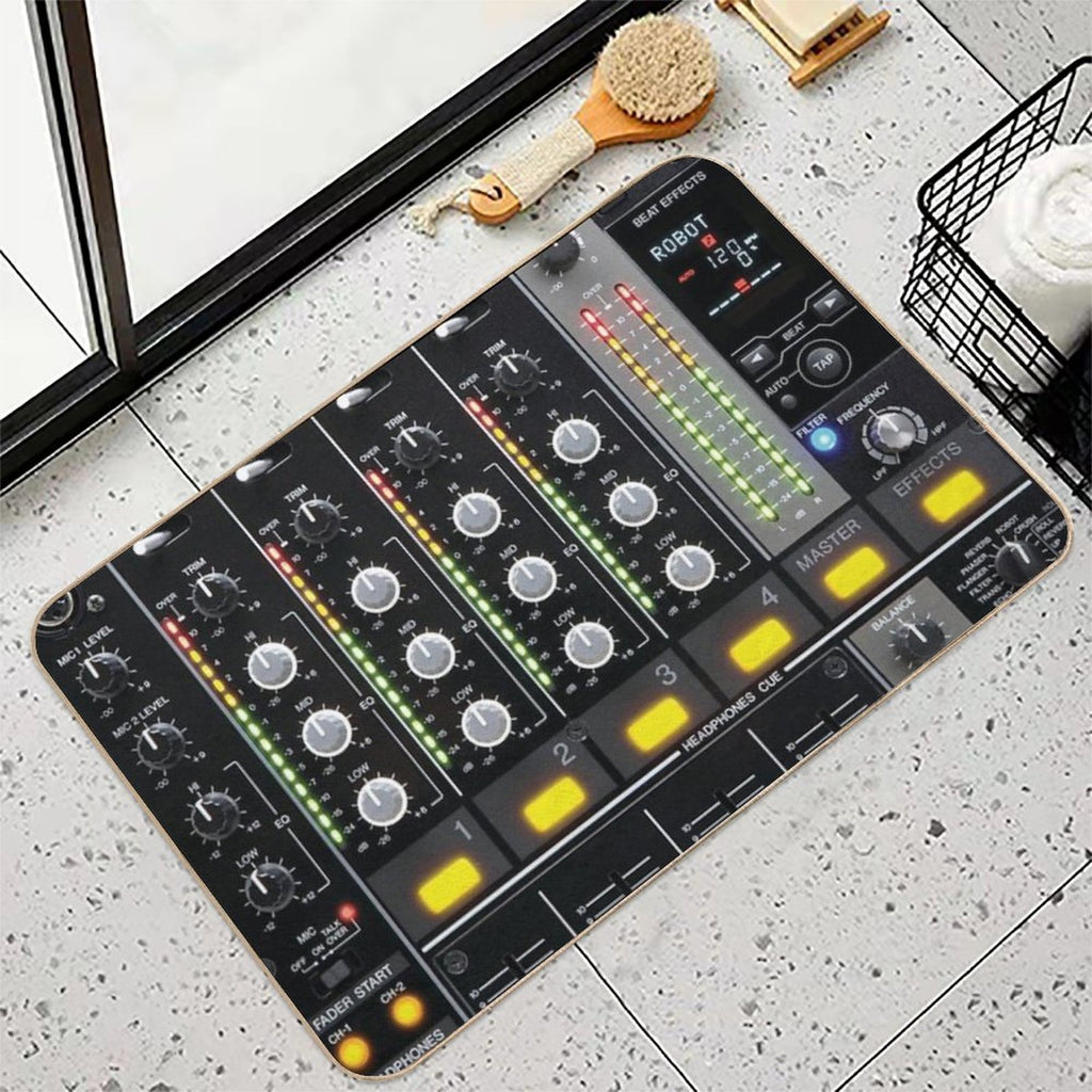 DJ MIXER  Easy To Clean Bath Mat