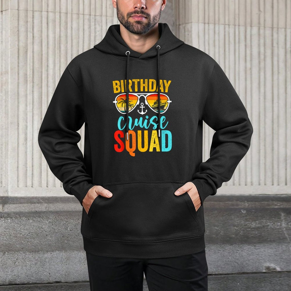 Birthday Cruise Squad 2025 Cruise Birthday Party Vacation Unisex Design Hoodie