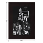 A'ja Wilson - Black  White Lightweight Throw Blanket