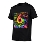 Tie Dye 6th Grade Typography Team Sixth Grade Teacher for Men Women Kids  Lightweight T-Shirt