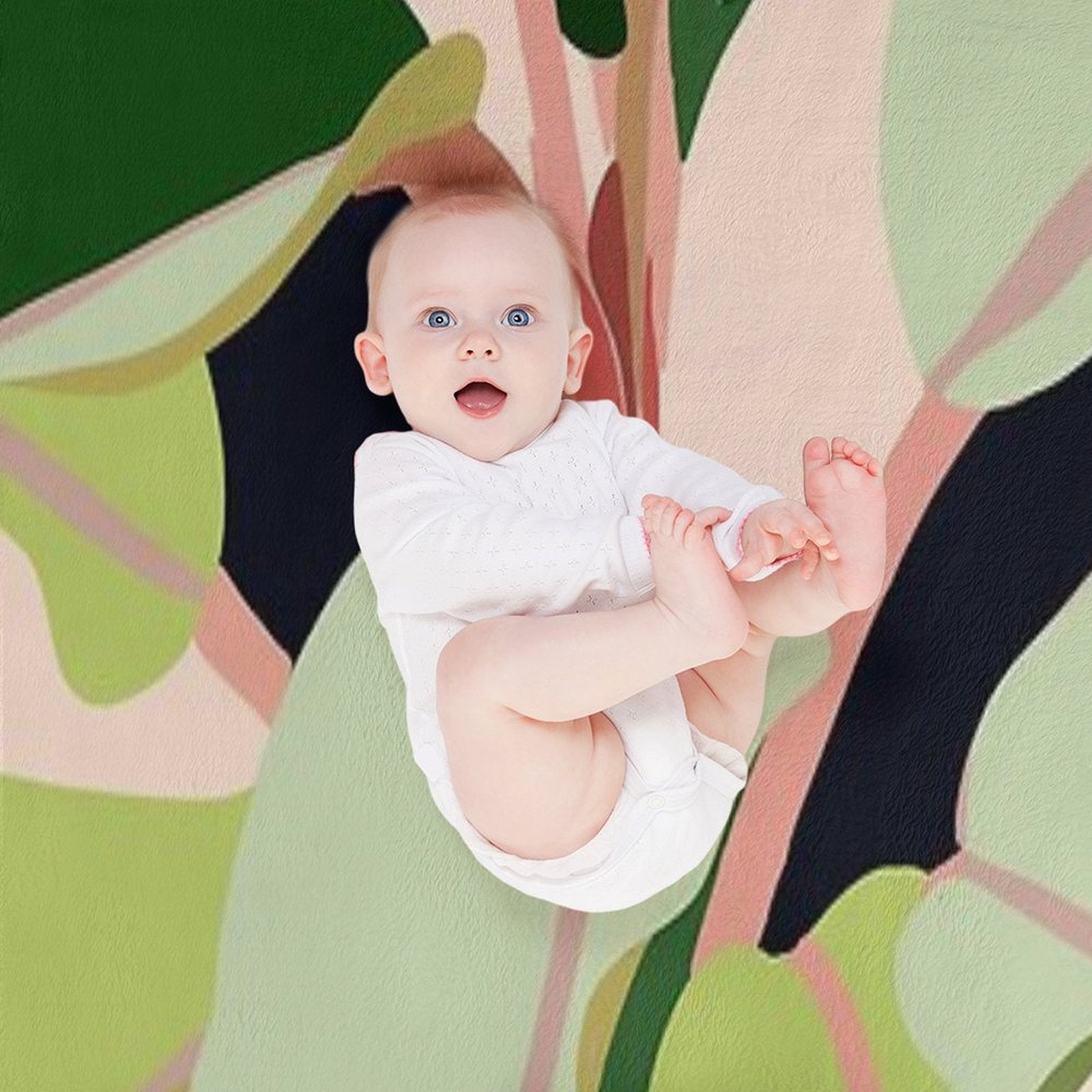 To Plant A Garden Is to Believe in Tomorrow #painting #illustration Sustainable Throw Blanket