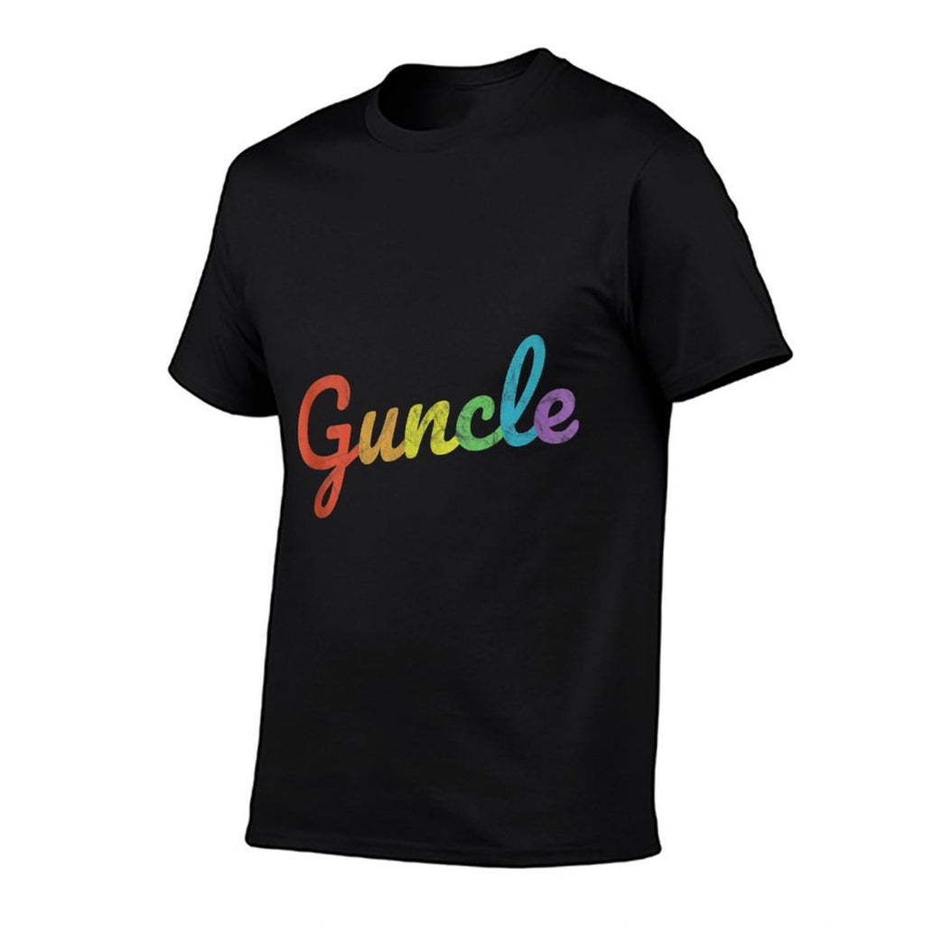 Fabulous Guncle LGTBQ - New Baby Gay Uncle Rainbow  Fade-proof Color T-Shirt