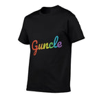 Fabulous Guncle LGTBQ - New Baby Gay Uncle Rainbow  Fade-proof Color T-Shirt