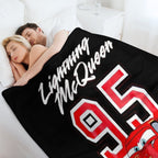 Cars Boys Lightning McQueen Machine-washable Throw Blanket