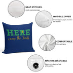 HERE Come The Irish Soft Skin-Friendly Throw Pillow