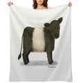 Belted Galloway Cattle Quick-dry Throw Blanket