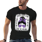 Domestic Violence Awareness Stop End Domestic Violence  Breathable T-Shirt