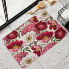 Flower Garden  Absorbent Bath Mat