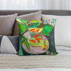 Matisse - Goldfish Soft Fade-Resistant Throw Pillow