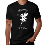 She Was A Fairy Meme  Oversized Silhouette T-Shirt