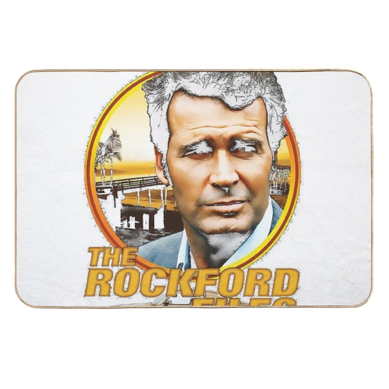 The Rockford Files 70S Retro Tv Show  Long-Lasting Bath Mat