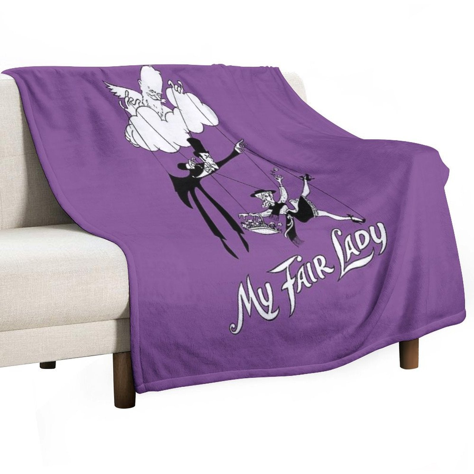 My Fair Lady Poster Shrink-resistant Throw Blanket