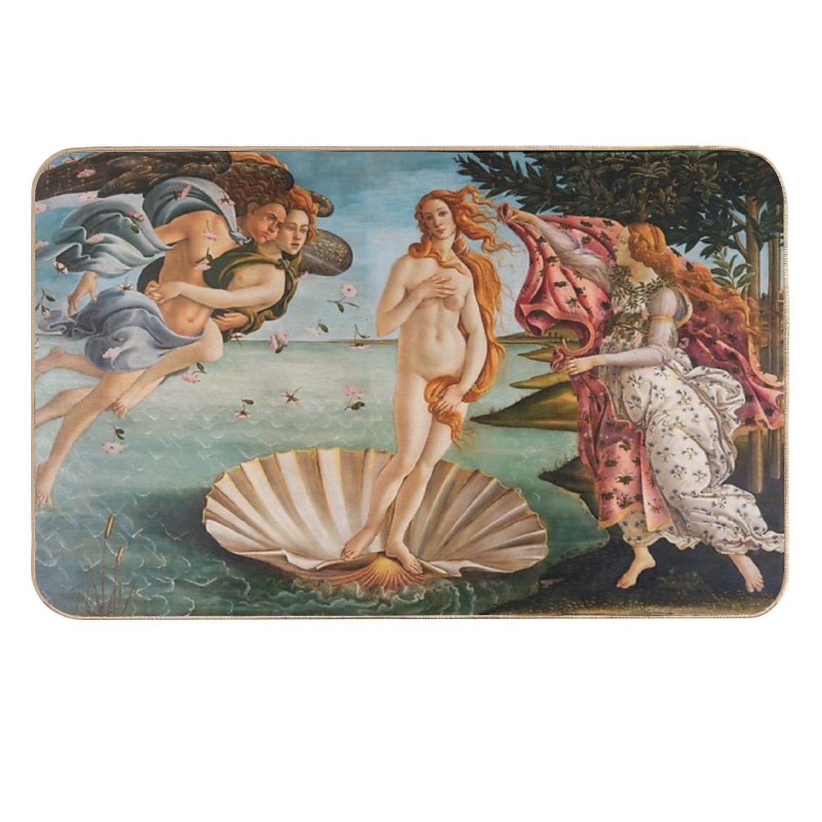 The Birth of Venus  Eco-Friendly Bath Mat