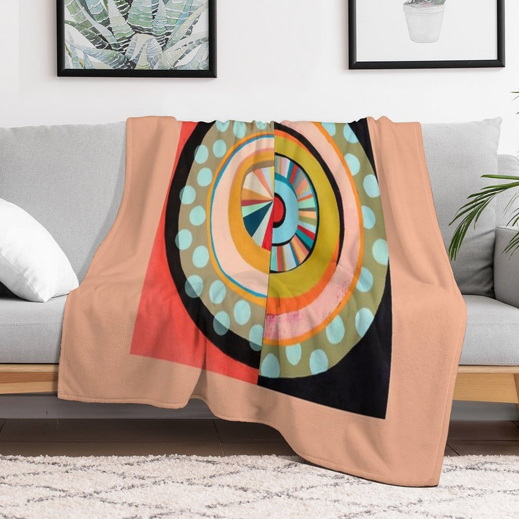 Moving Target No. 59.4 Durable Throw Blanket