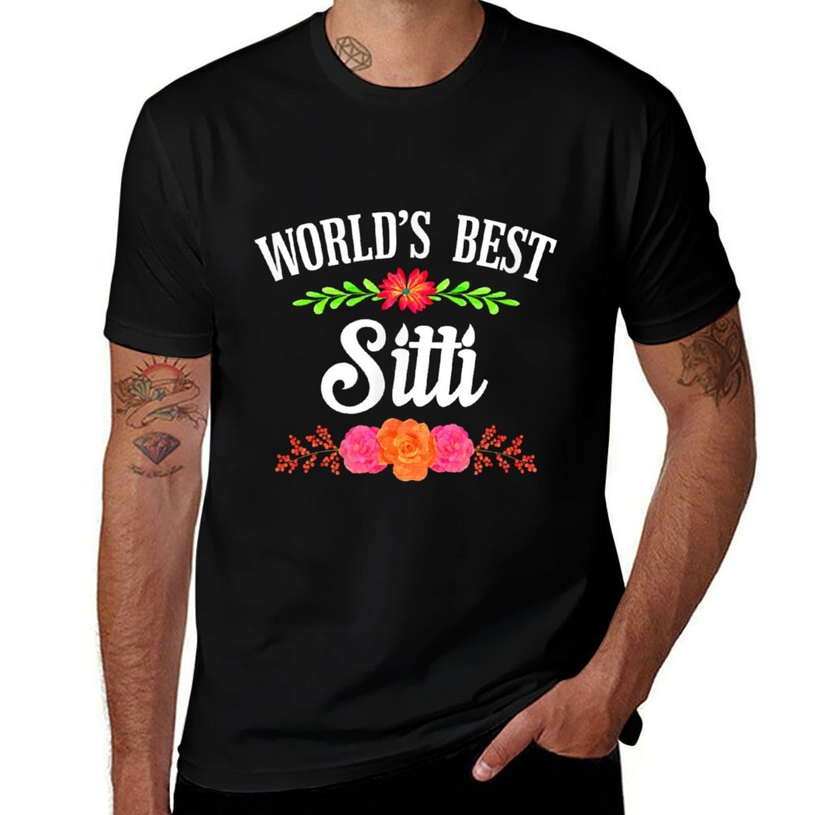 Lebanese Grandma T - Worlds Best Sitti  Relaxed-fit T-Shirt