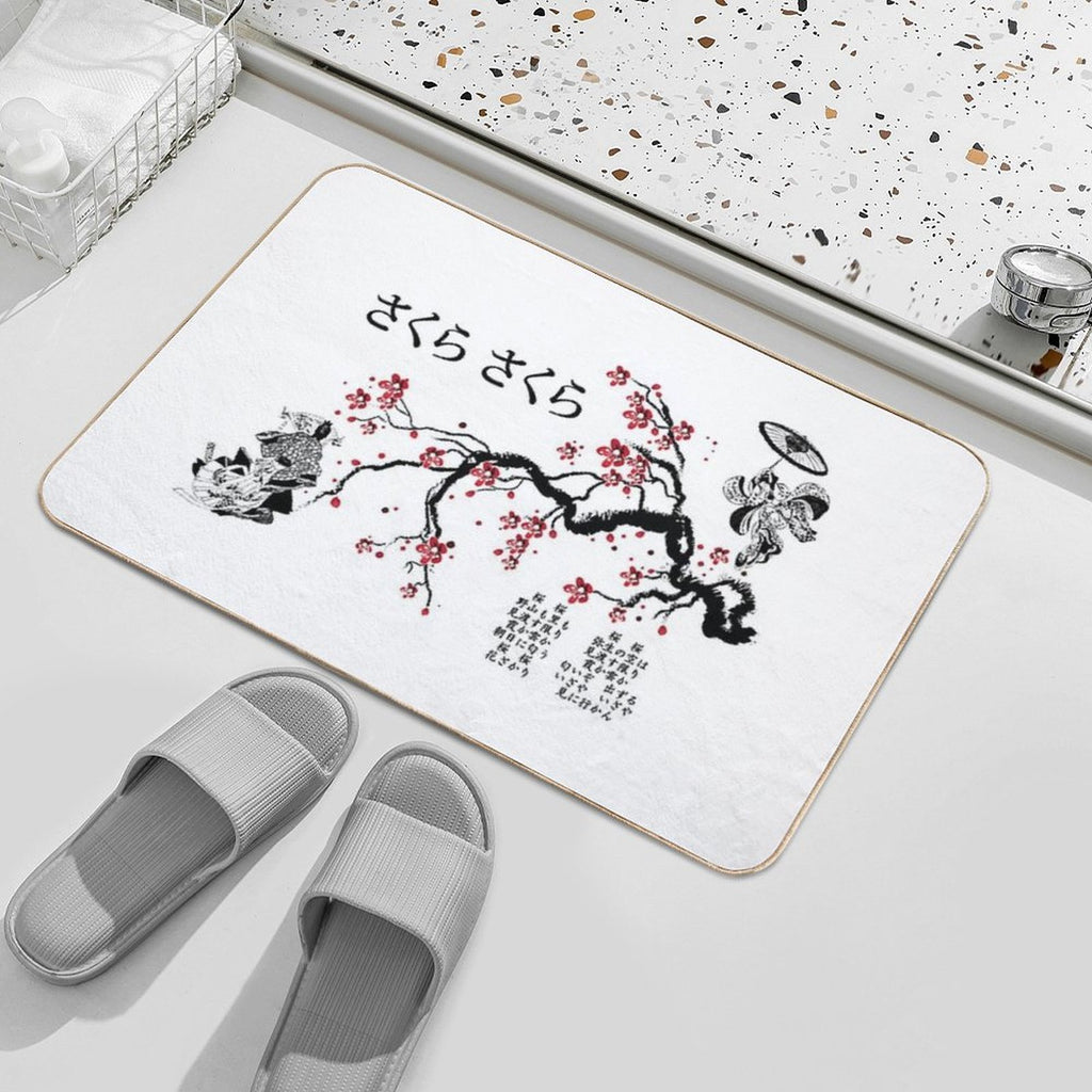 Sakura Sakura  Slip-Resistant Bath Mat