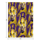 Black Mamba Anti-pilling Throw Blanket