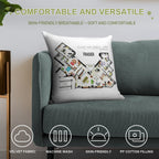 Frasier Apartment Floorplan Soft Ultra-Soft Texture Throw Pillow