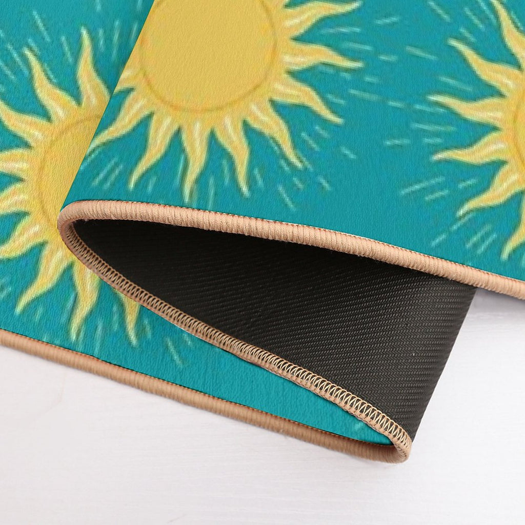 Sunny Pattern Durable Bath Mat