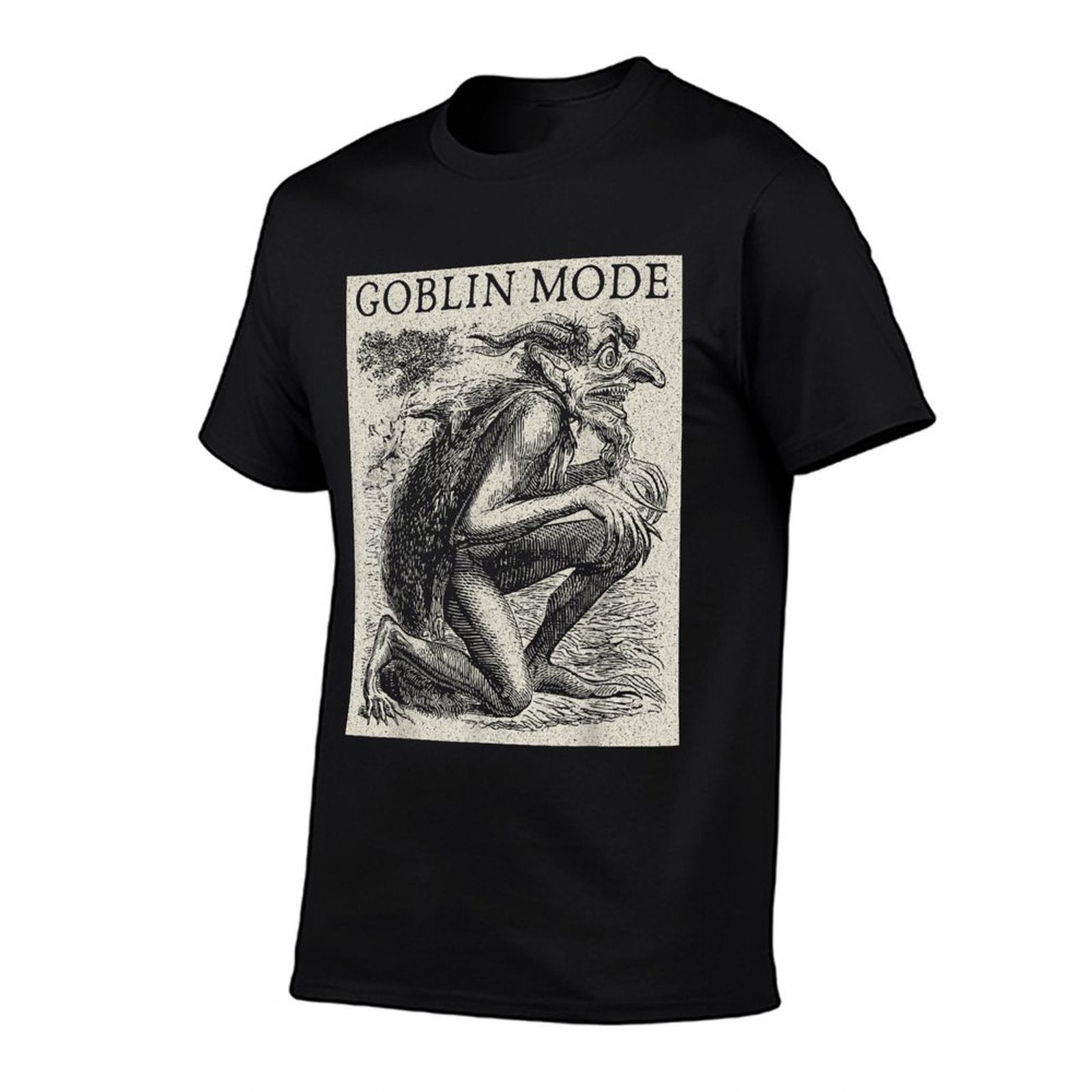 Goblin Mode Goblincore Vintage Aesthetic Funny Off Day Trend  Oversized Silhouette T-Shirt