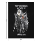 Drizzt Do'Urden And Bruenor Battlehammer Shrink-resistant Throw Blanket