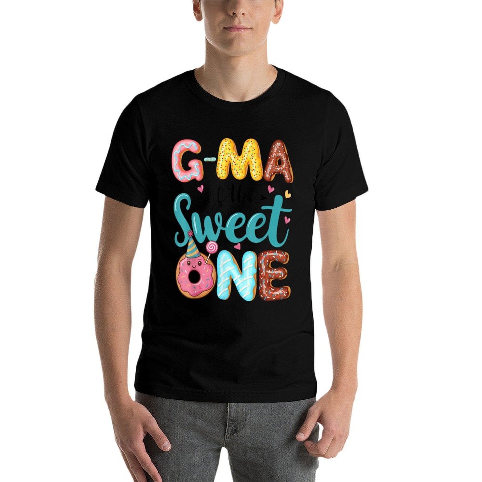 G-Ma Of The Sweet One 1st Birthday Girl Donut Party  Affordable Price T-Shirt