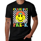 Peace Out Pre-k Boys Kid Graduation Prek Last Day Of School  Tagless Design T-Shirt