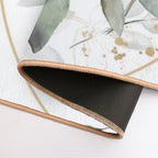 Golden Cicle of Flowers  Eco-Friendly Bath Mat