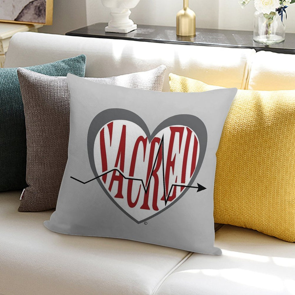 Sacred Heart University Soft Skin-Friendly Throw Pillow